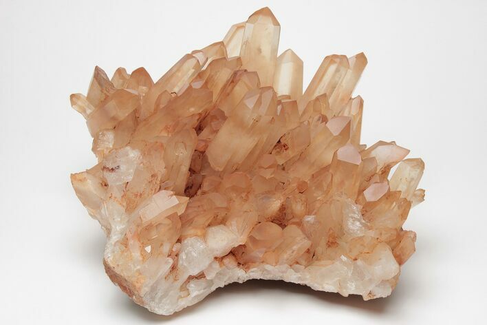 Tangerine Quartz Crystal Cluster - Madagascar #205636